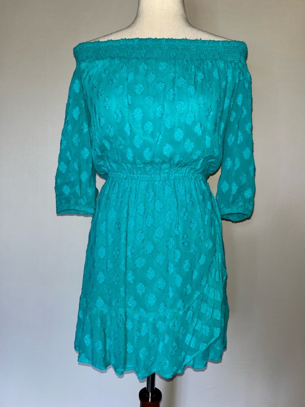 Lilly Pulitzer Off-Shoulder Rochelle Dress/ Romper Size XXS - Missing Sash Belt